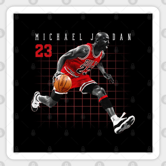 Michael Jordan 23 Sticker by capricorn